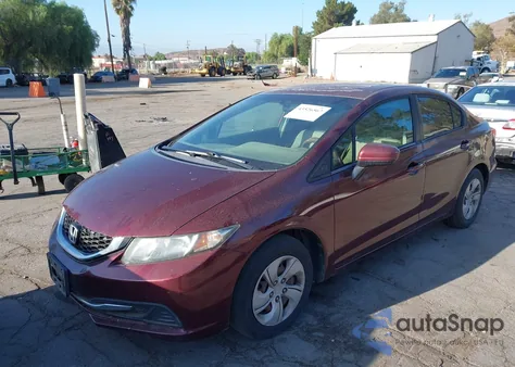 2014 Honda Civic Lx z USA, uszkodzony, nr VIN 19XFB2F57EE227428
